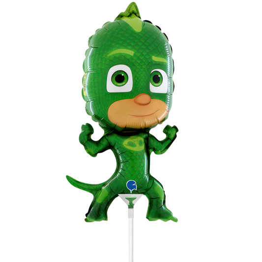 10 Miniballoons Airfilled - PJ Masks - Gekko (Unverpackt)