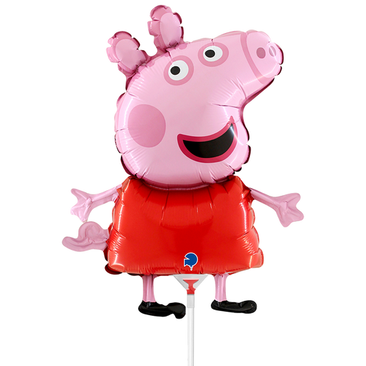10 Miniballoons Airfilled - Peppa Pig (Unverpackt)