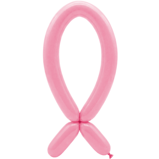 50 Modelling Balloons - Nozzle up - 5x152cm -  Pink