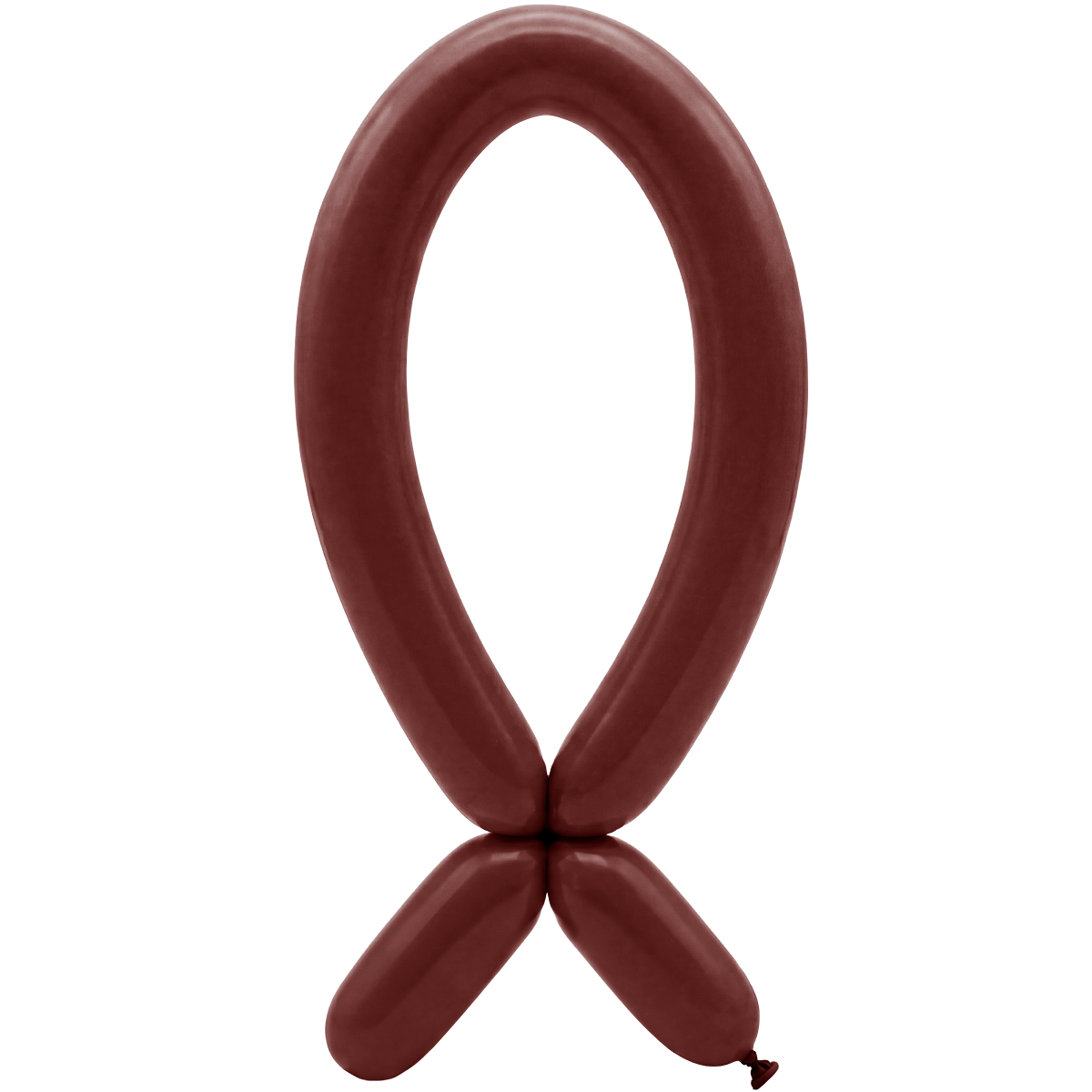 50 Modelling Balloons - Nozzle up - 5x152cm -  Merlot
