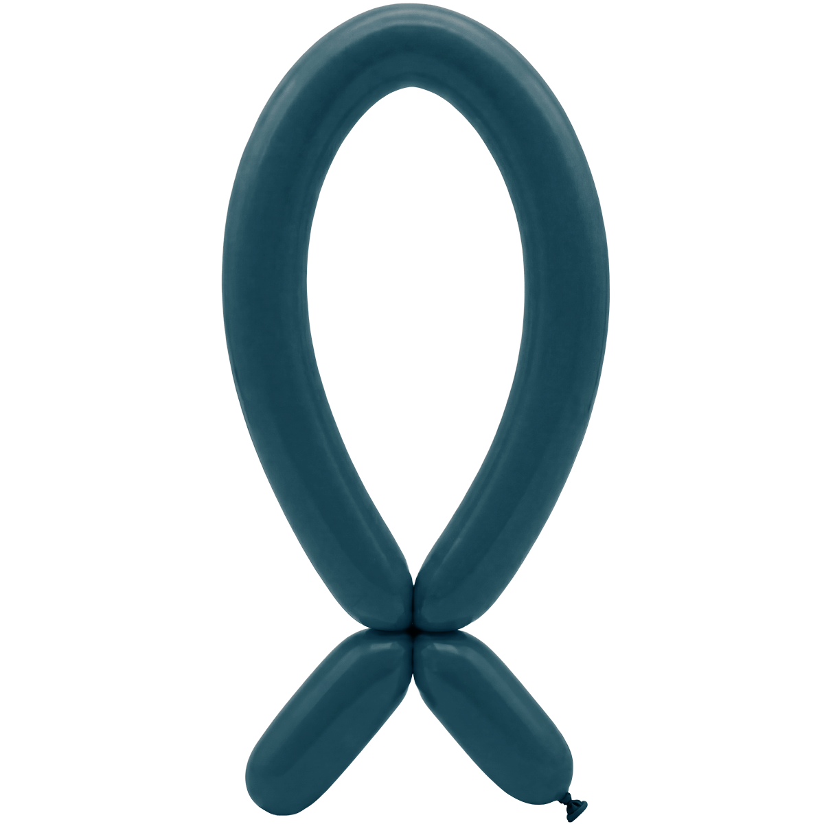 50 Modelling Balloons - Nozzle up - 5x152cm -  Deep Teal