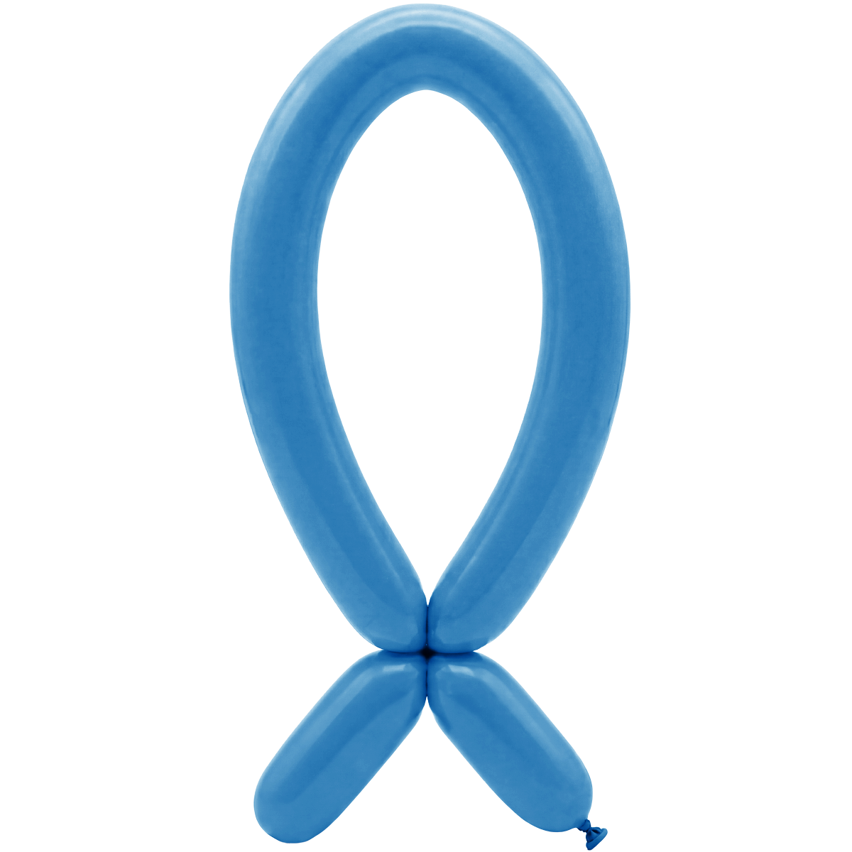50 Modelling Balloons - Nozzle up - 5x152cm -  Blue