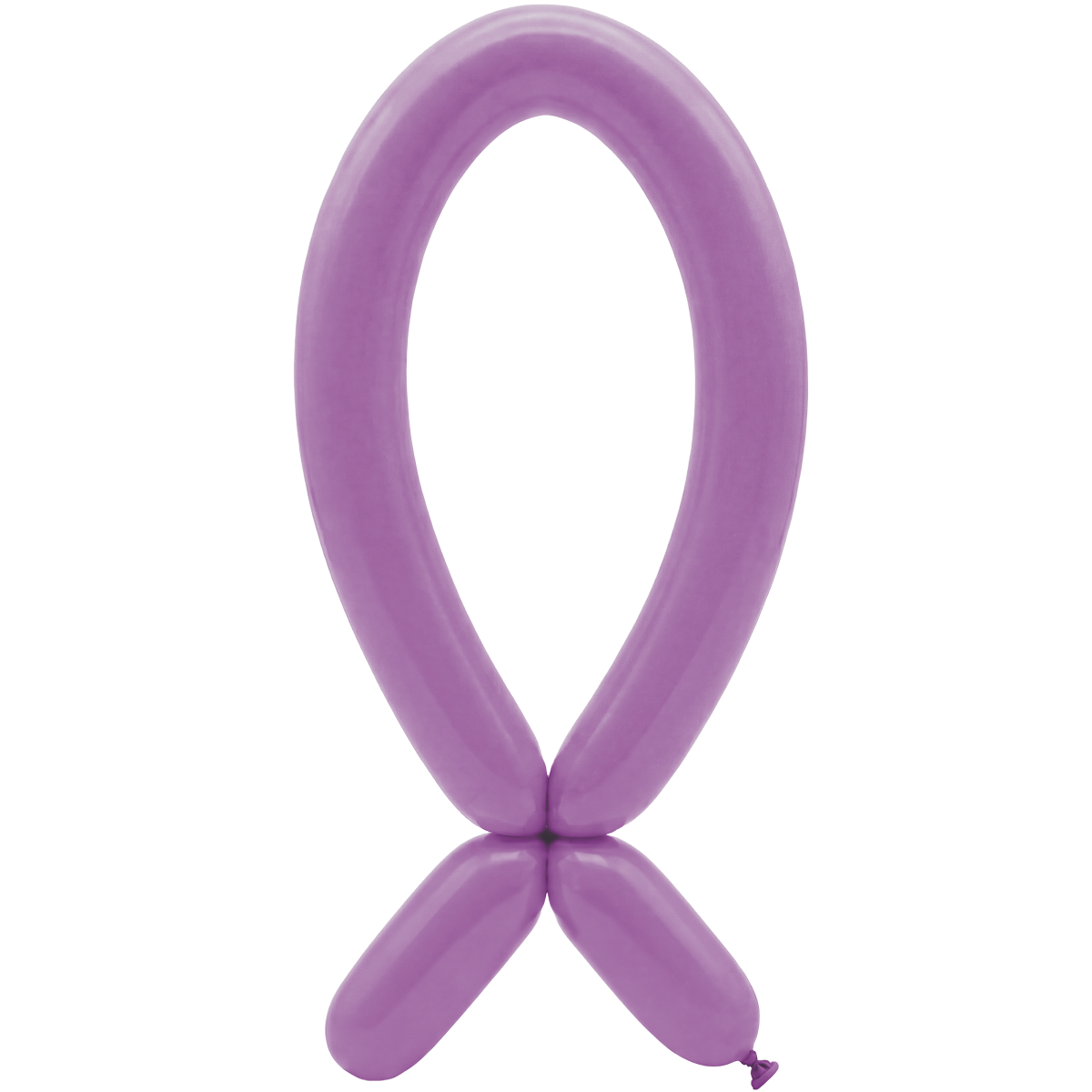 50 Modelling Balloons - Nozzle up - 5x152cm -  Lilac