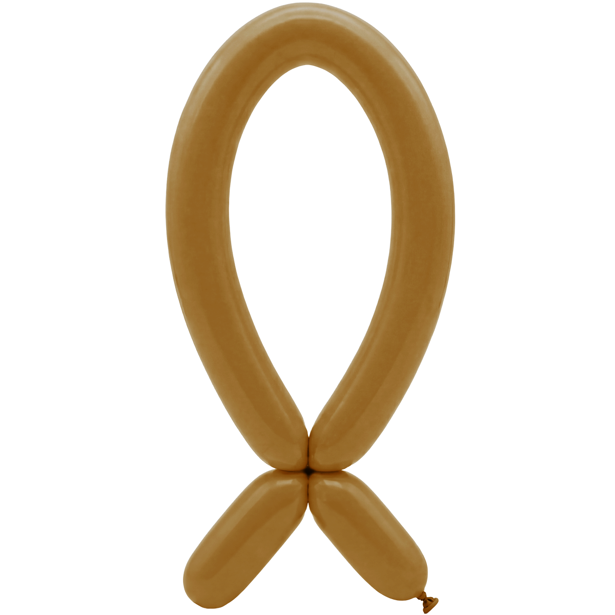 50 Modelling Balloons - Nozzle up - 5x152cm -  Mocha
