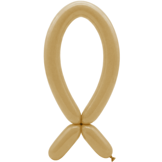 50 Modelling Balloons - Nozzle up - 5x152cm -  Latte