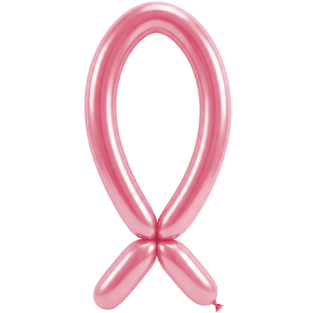 50 Modelling Balloons - Nozzle up - 5x152cm -  Pearl Pink
