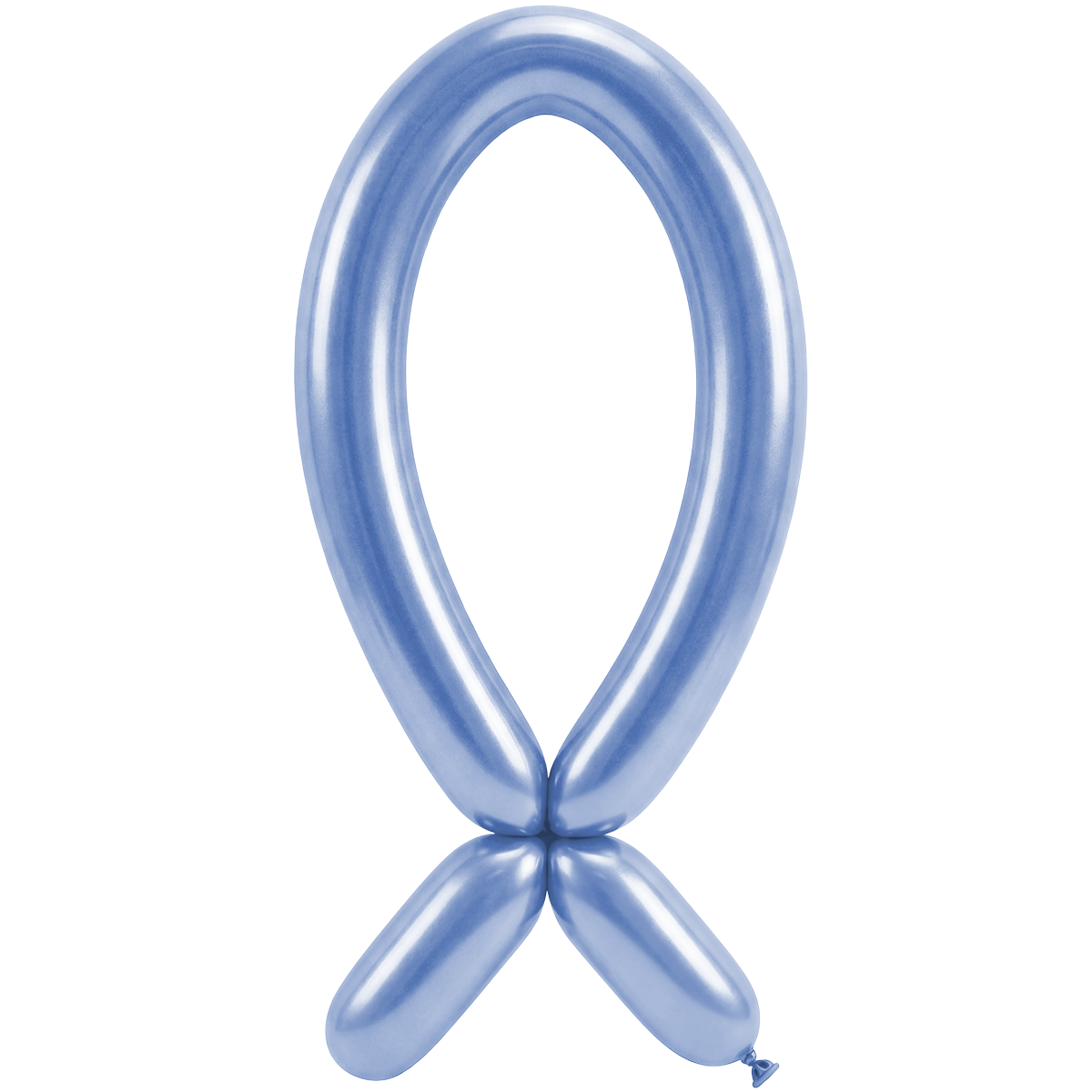 50 Modelling Balloons - Nozzle up - 5x152cm -  Pearl Blue