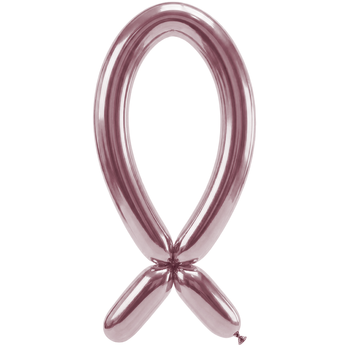 50 Modelling Balloons - Nozzle up - 5x152cm -  Silk Pink Blossom