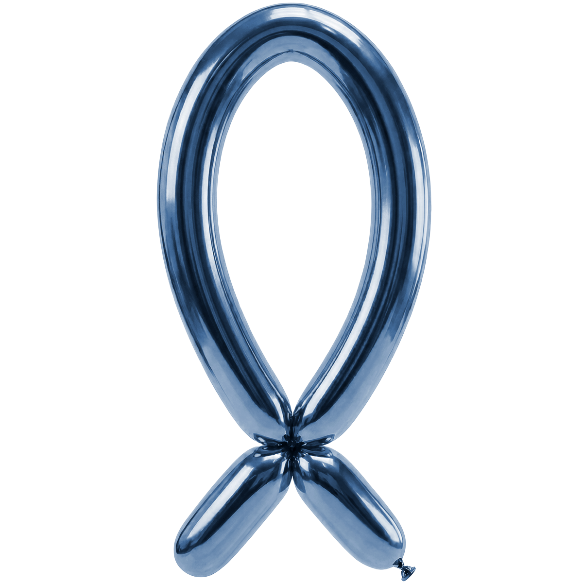 50 Modelling Balloons - Nozzle up - 5x152cm -  Reflex Blue
