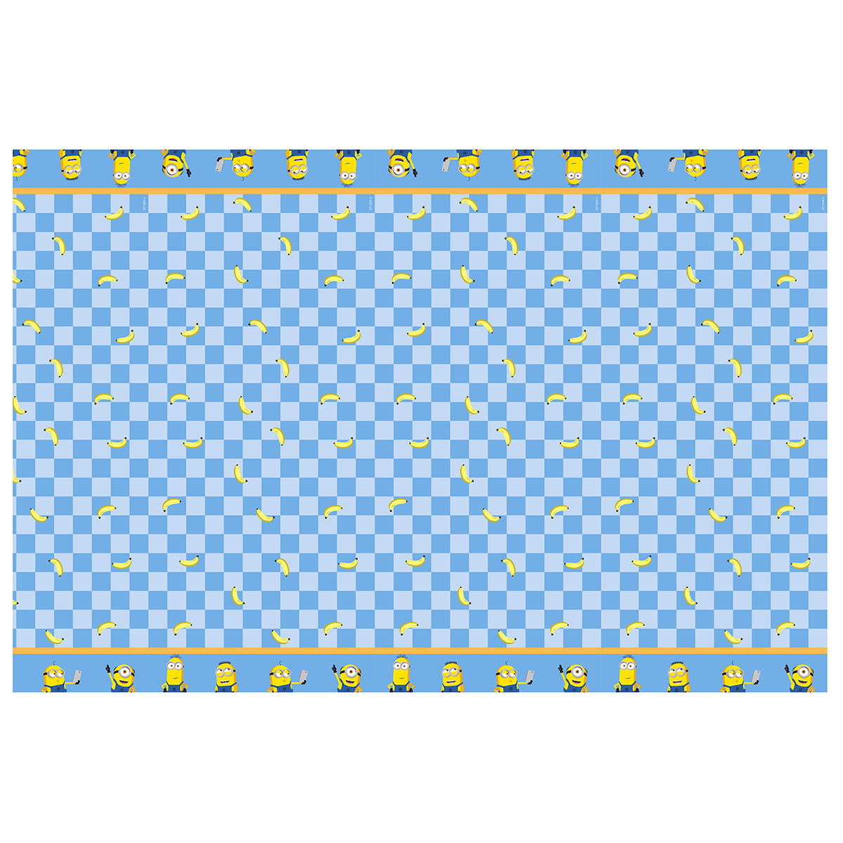 1 Papier-Tischdecke - Minions