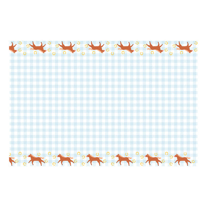 1 Papiertischdecke - Horses