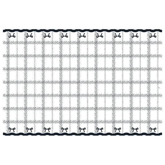 1 Papiertischdecke - Schleifen
