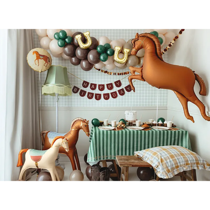 1 Papiertischdecke - Horseparty