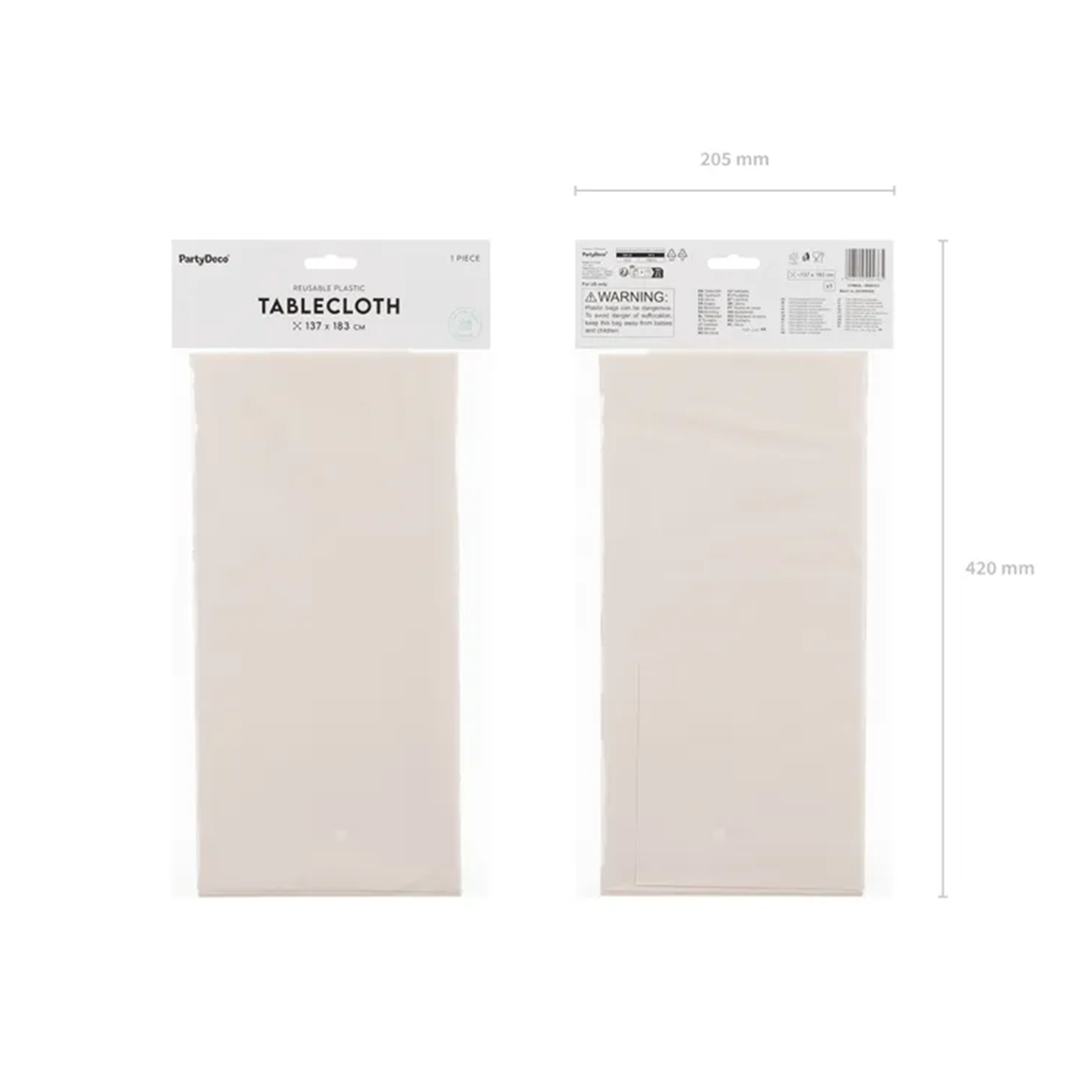 1 Tischdecke - Beige