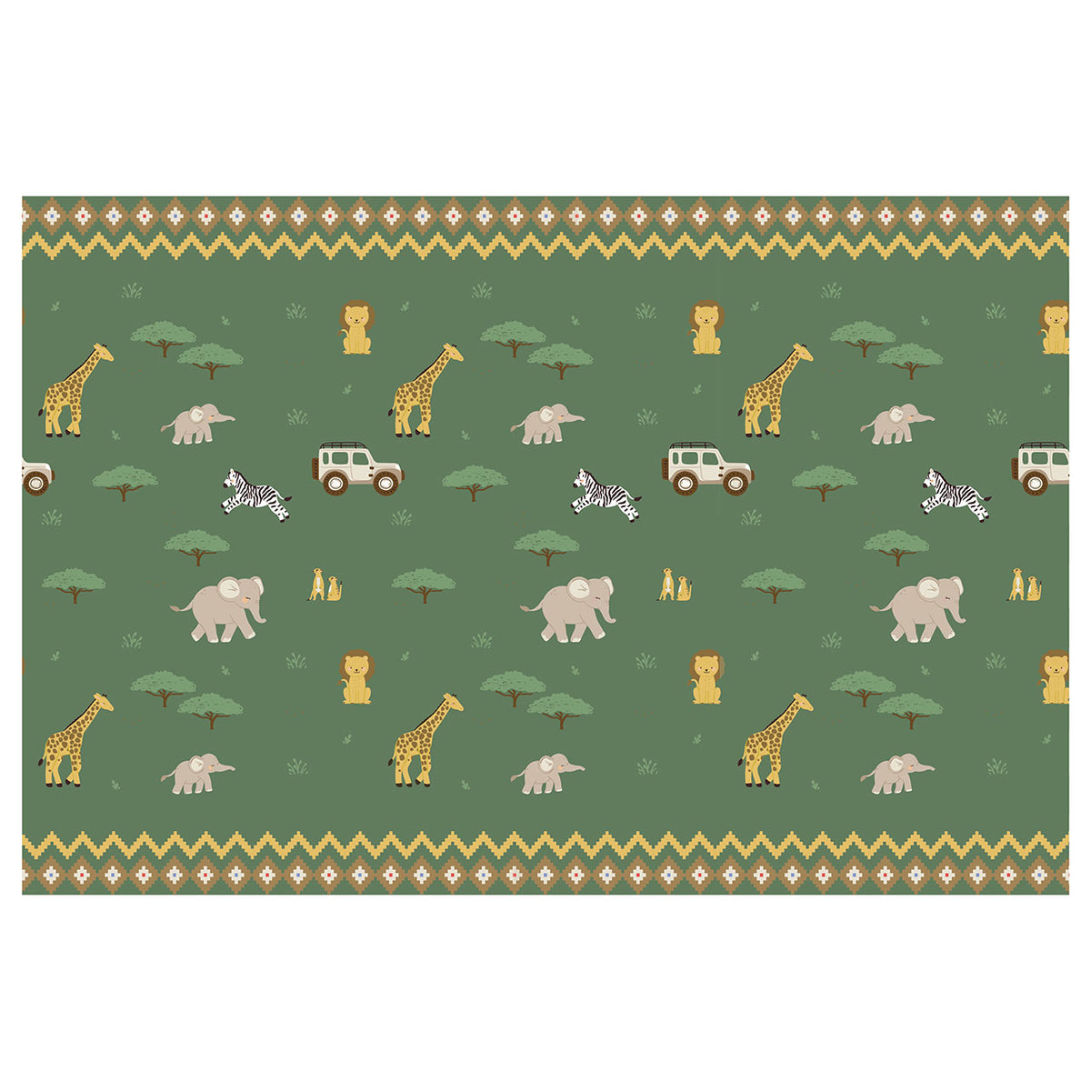 1 Tischdecke - Safari