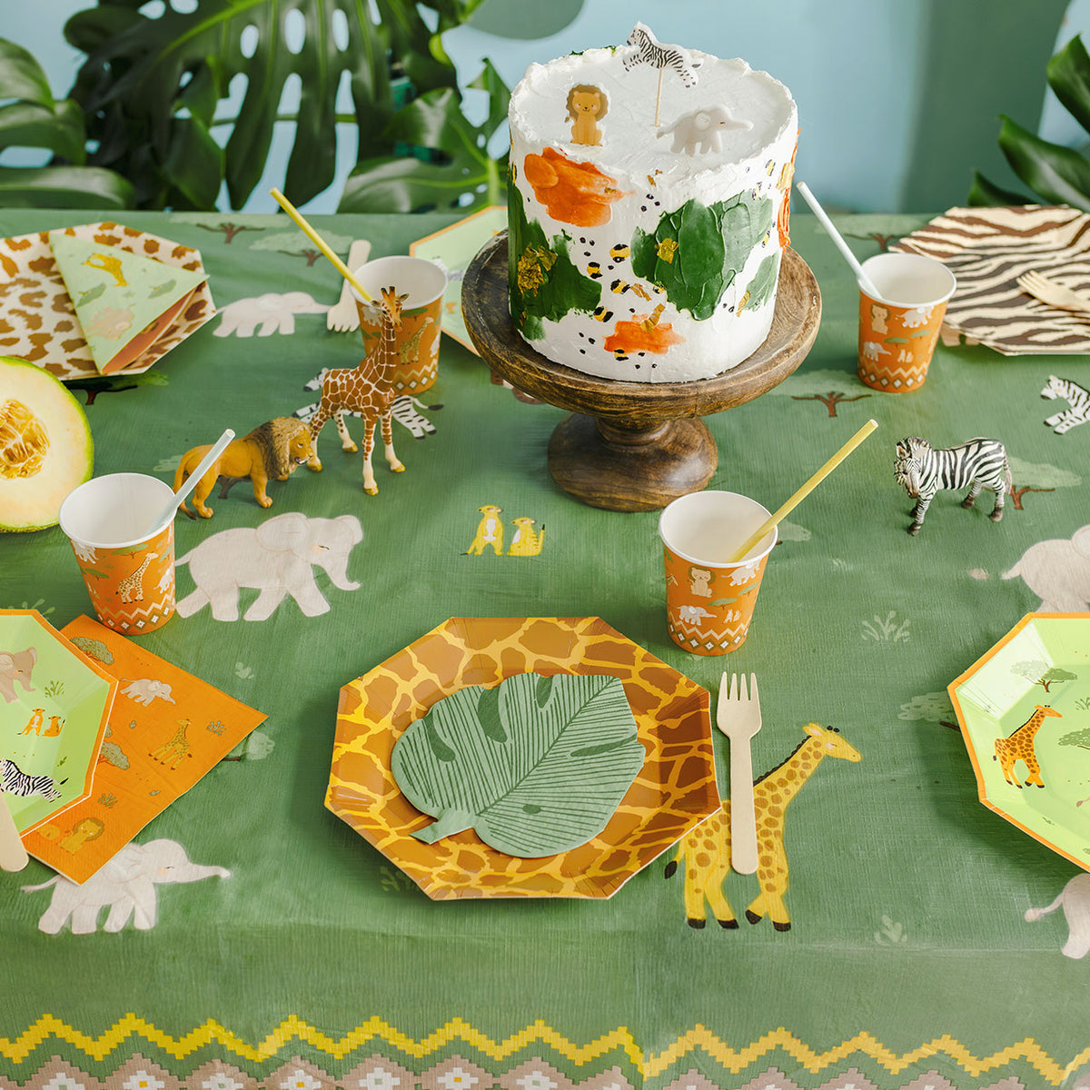 1 Tischdecke - Safari