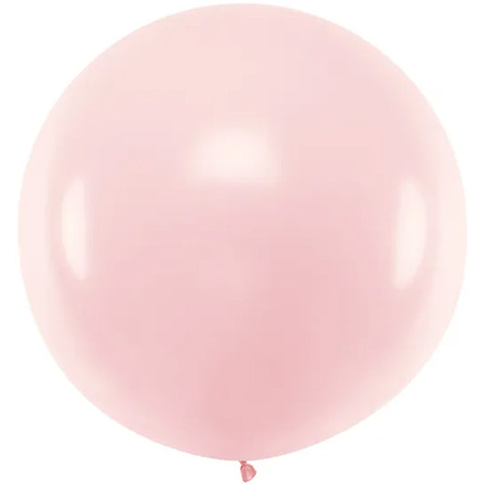 1 Riesenballon - Ø 1m - Pastell - Rosa