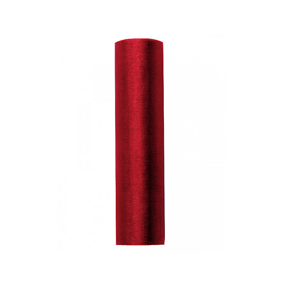 1 Organzastoff - 16cm - Rot