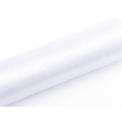 1 Organzastoff - 16cm - Weiß