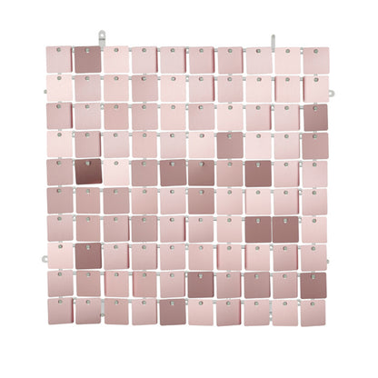 1 Pailetten Hintergrund - 30x30cm - rose Gold