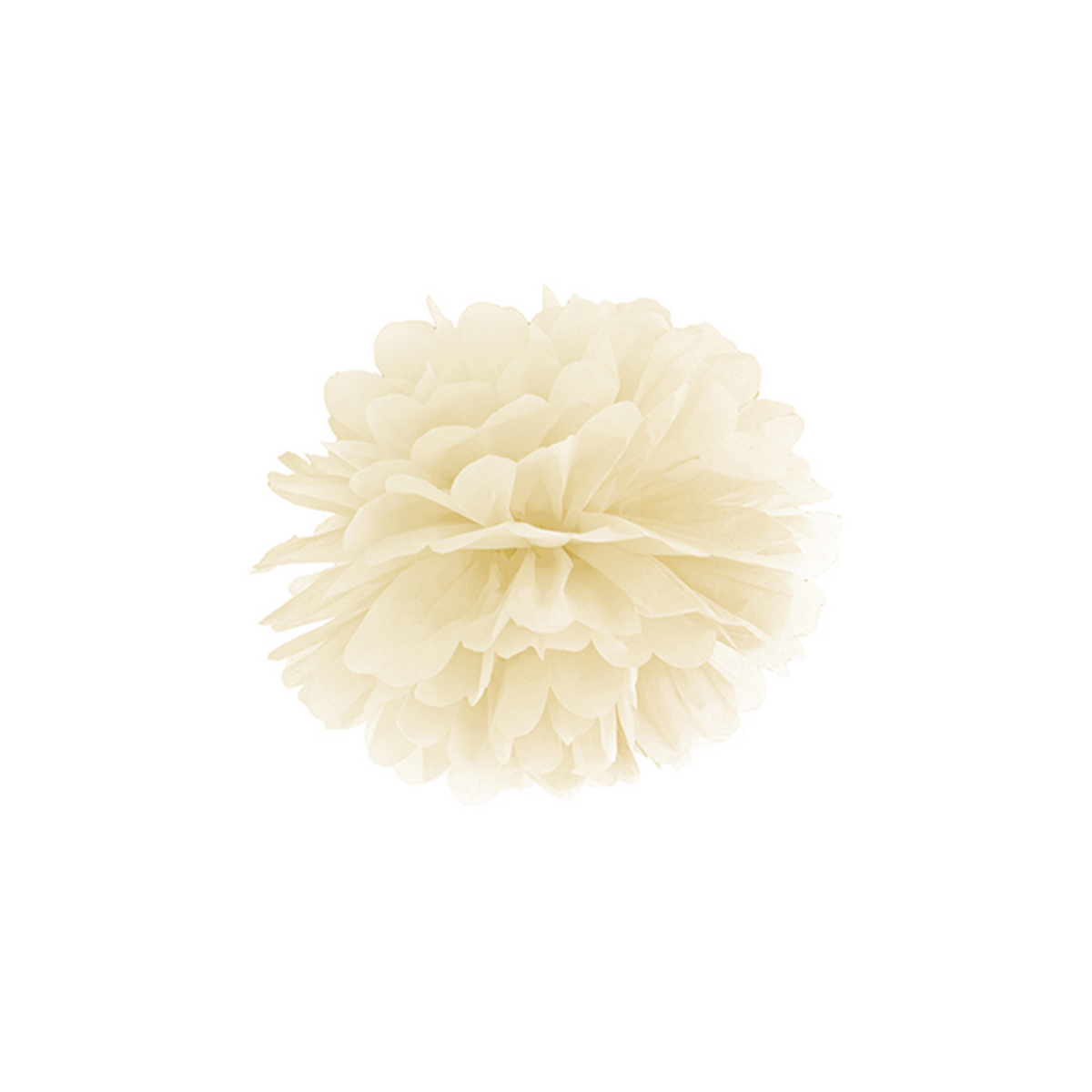 1 Pompom - Ø 25cm - Creme