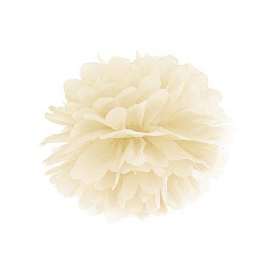 1 Pompom XL - Ø 35cm - Creme