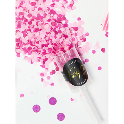 1 Konfetti Push Pop - Rosa & Pink