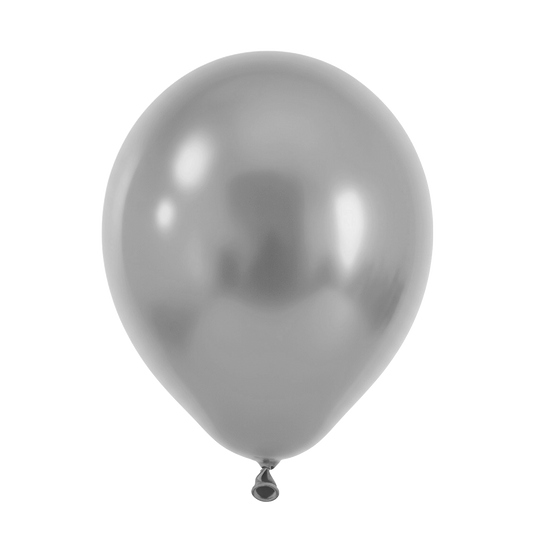 50 Luftballons -  Ø30 cm - Pearl Silver