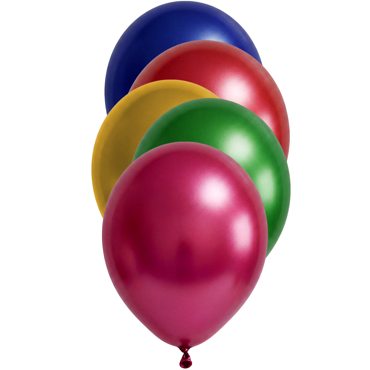 50 Luftballons -  Ø30 cm - Metallic Assorted