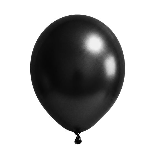 50 Luftballons -  Ø30 cm - Metallic Black