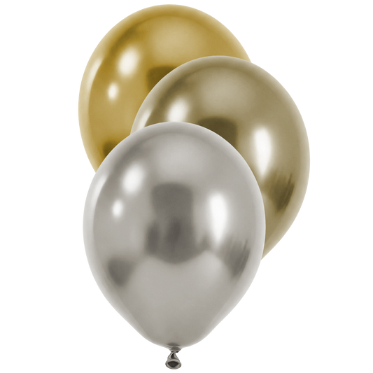 50 Luftballons -  Ø30 cm - Reflex - Luxury Assortment