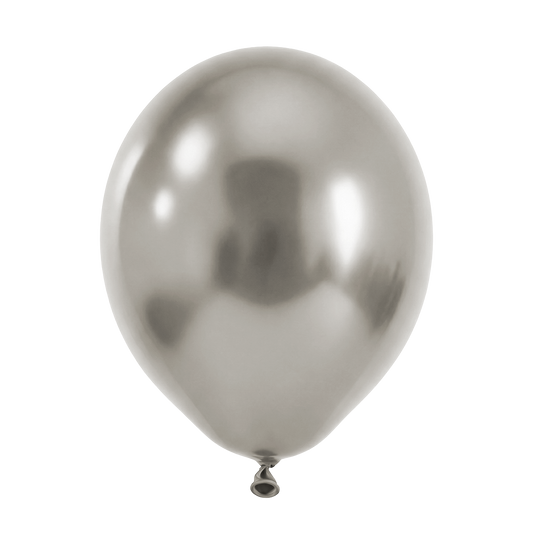 50 Luftballons -  Ø30 cm - Reflex - Silver