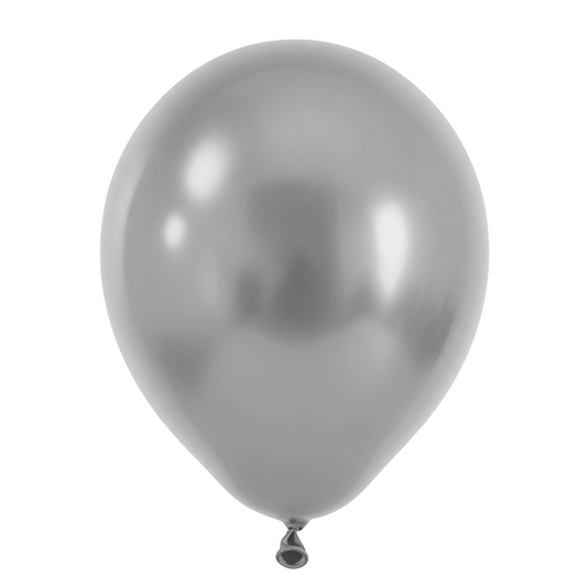 25 Luftballons -  Ø46 cm - Pearl Silver