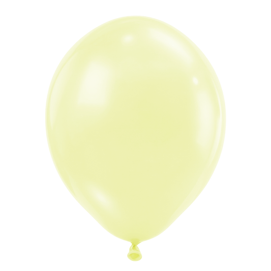 25 Luftballons -  Ø46 cm - Pastel Matte Yellow
