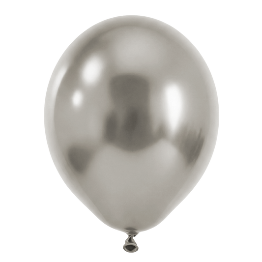 15 Luftballons -  Ø46 cm - Reflex - Silver