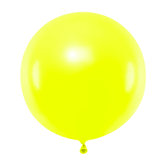 3 Luftballons -  Ø61 cm - Neon Yellow