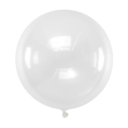 3 Luftballons -  Ø61 cm - Crystal Clear