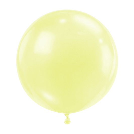 3 Luftballons -  Ø61 cm - Pastel Matte Yellow