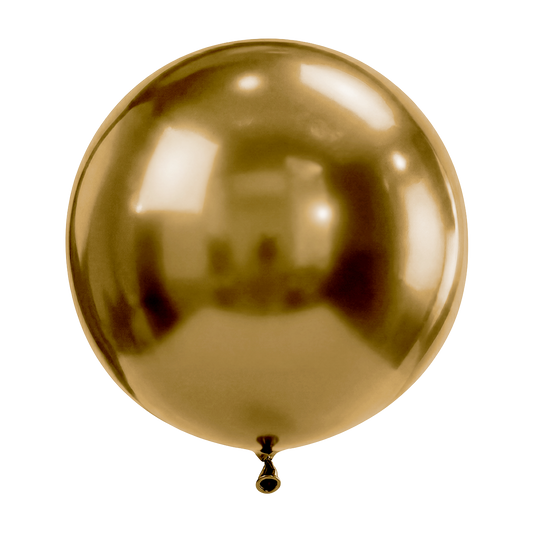 3 Luftballons -  Ø61 cm - Reflex - Gold