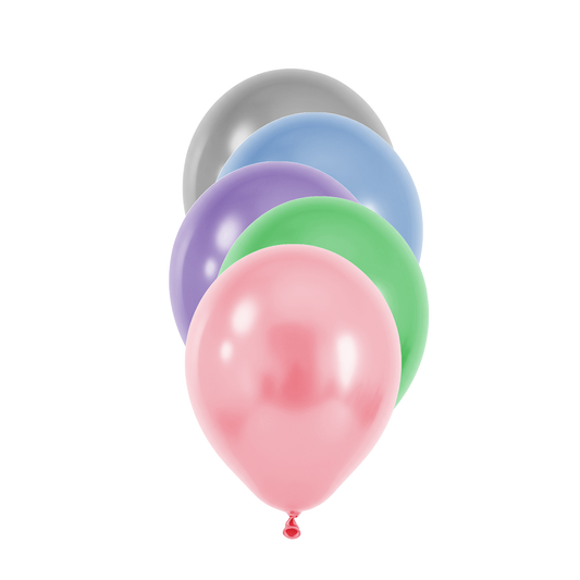50 Luftballons -  Ø12 cm - Pearl Assorted