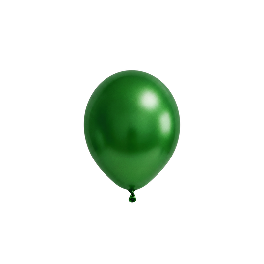 50 Luftballons -  Ø12 cm - Metallic Green