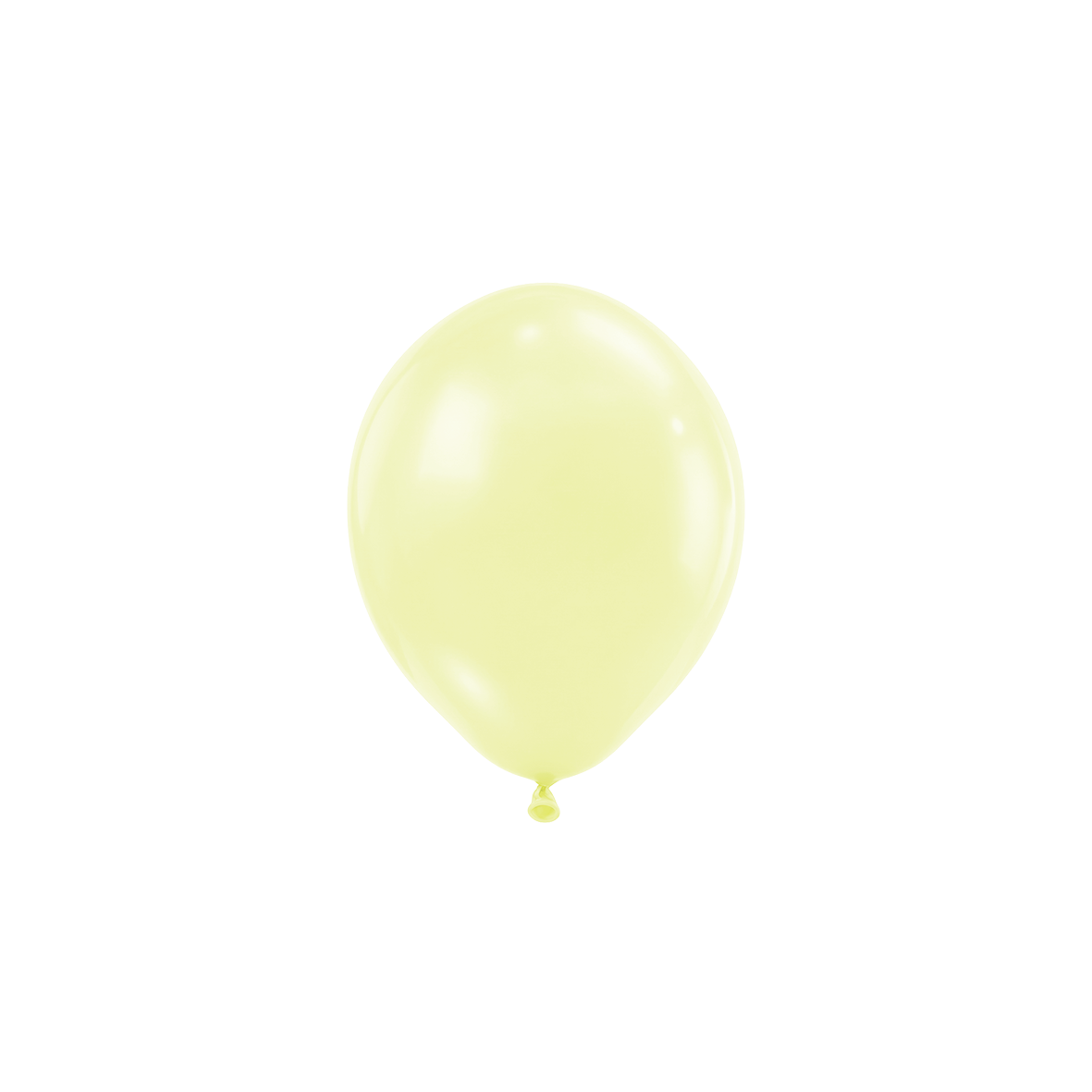 50 Luftballons -  Ø12 cm - Pastel Matte Yellow