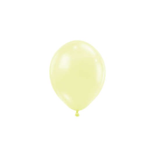 50 Luftballons -  Ø12 cm - Pastel Matte Yellow