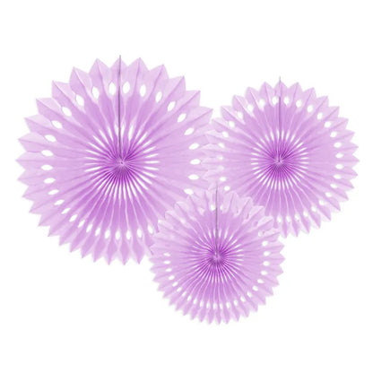 3 Dekorosetten - Lavendel