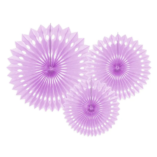 3 Dekorosetten - Lavendel