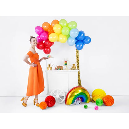 100 Luftballons - Ø 23cm - Pastell Hot Pink