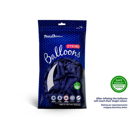 100 Luftballons - Ø 23cm - Pastell Royal Blue