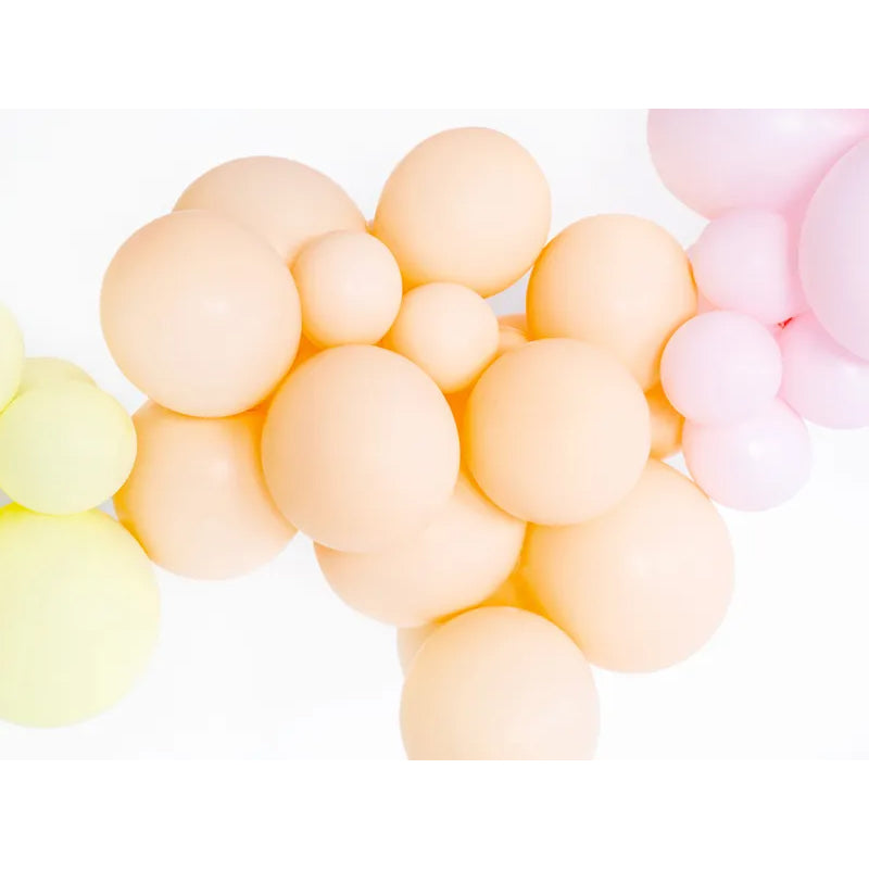 100 Luftballons - Ø 23cm - Pastell Light Peach