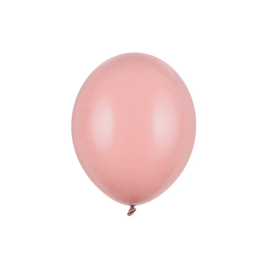 100 Luftballons - Ø 23cm - Pastell Dunkelstaubrosa
