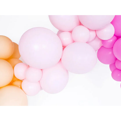 100 Luftballons - Ø 23cm - Pastell Pale Pink
